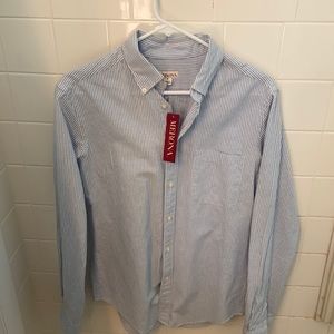 NWT Merona Stripped Button Down Dress Shirt
